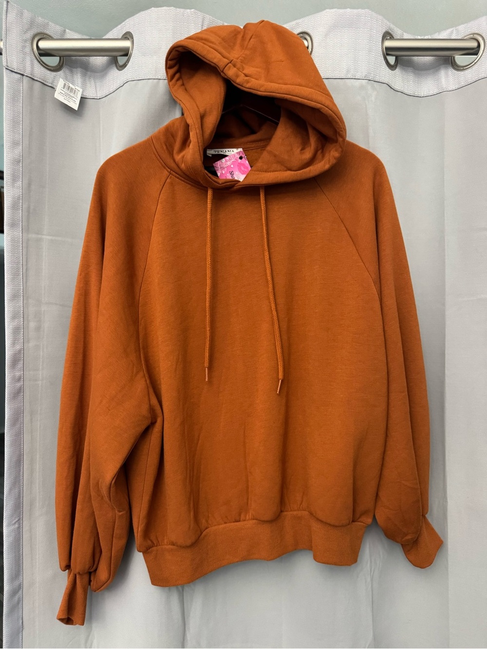 Zenana Outfitters Men's Burnt Orange Hooded Pullover